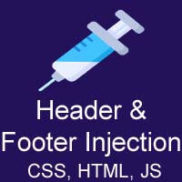 Header and Footer Code Injection